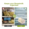Breast Milk Freezer Storage Organizer Acrylic Transparent Removable Breast Milk