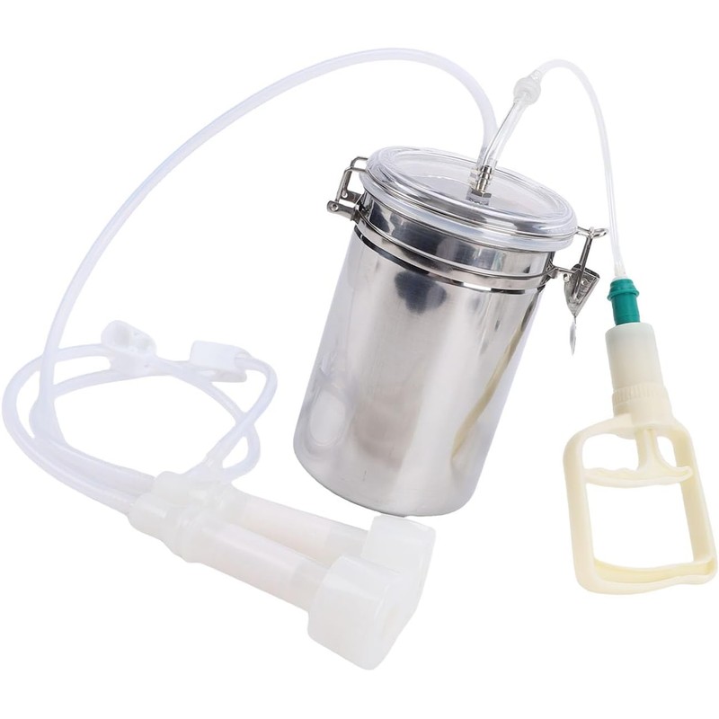 Manual Milking Machine, 2000ml Effort Saving Cow Milking Machine Cow