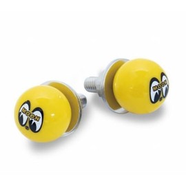MOONEYES MOON EYES MOON EYES License Bolt (Left & Right SET) LICENSE BOLT Yellow General Purpose AA-113MN YE