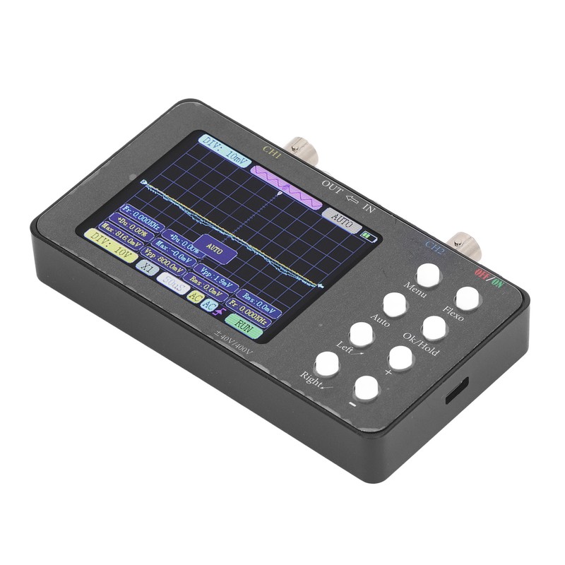Digital Oscilloscope 2 Channel Portable Signal Generator 2Mhz Bandwidth 50M