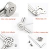 2 Pcs Soft Closing Lid Panel Support Hinges Stay,Can Be