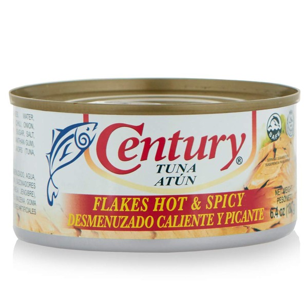 Century Tuna Light Tuna Hot & Spicy Style 6.4 oz