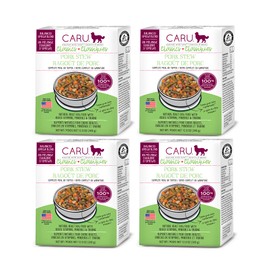 Caru - Classics Pork Stew for Dogs - Healthy Wet Dog Food or Food Topper - Balanced Omega Blend - 12.5 oz Cartons - Pack of 4