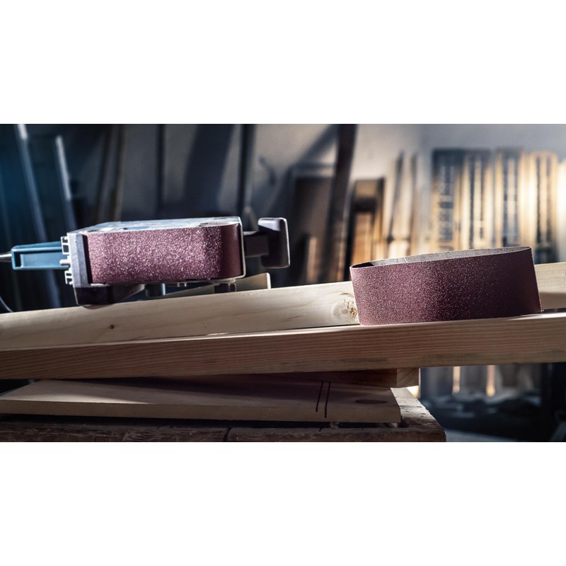 Bosch 2608606084 Sanding Belts75x533 G150, Red, 150 Grit, Set of