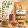 Natures Root Organic Astragalus Root Powder - 500g Herbal Supplement