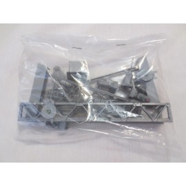 Model Power Vintage HO TWO Track Railroad Signal Bridge Set Kit.  No Box