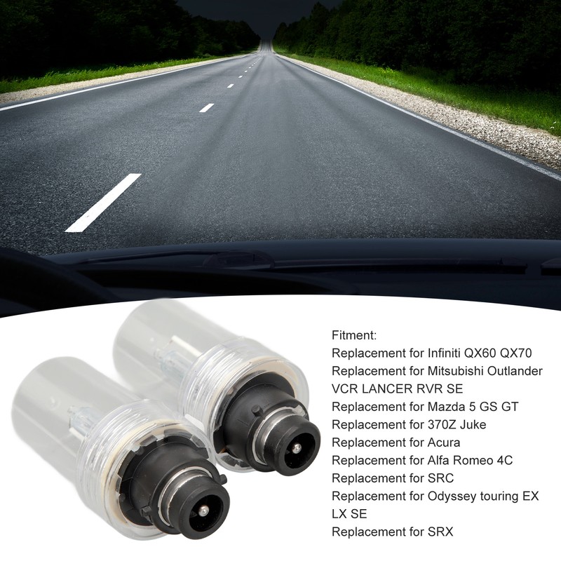 2pcs Headlight Bulb 35W 7000LM Bright Headlamp Bulbs Replacement for