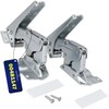 Kit 2 pieces fridge hinge top and bottom with 2