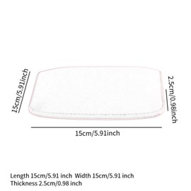 perfeclan Ellenbogenstütze, Nagelarmstütze für den Ellenbogen, für Büroangestellte, ergonomisches, professionelles Nagelzubehör, rutschfest, für die Maniküre zu, Schwarz