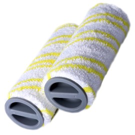 KEEPOW Microfibre Roller Set for Kärcher FC3 FC5 FC7, Microfibre Roller Brush Set for Karcher FC3 FC5 FC7 (Yellow)