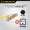 Champion Power Equipment 25-Foot 30-Amp 125/250-Volt Fan-Style Generator Extension Cord