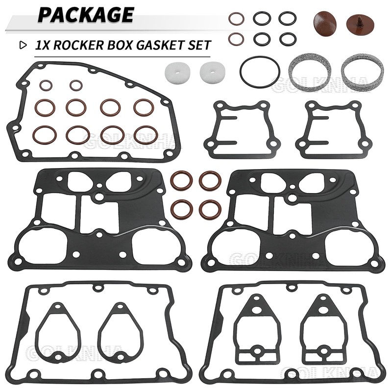 GOLKNHA C9588 Rocker Box Gasket kit for Harley-Davidson Twin Cam