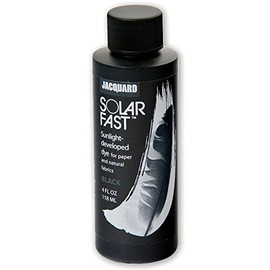 Jacquard Products Solarfast Dye Black for Paper and Fabric 8oz