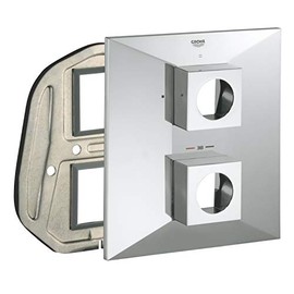 GROHE Rosette (Original Replacement Part, Durable, Robust, 5 Year Warranty), Chrome, 47841000