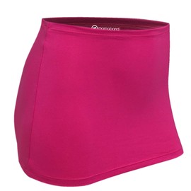 Mamaband, Kidney Warmer for Keeping Kidney and Hip Area Warm & For Pregnancy, Elastic Hip/Body Warmer and Shirt Extension Up To 3 Sizes - magenta