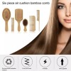 Cepillos Juego 6pcs De Bamb De Peine Para El Antiesttico