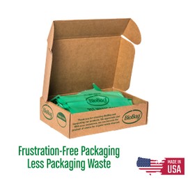 BioBag Premium Pet Waste Bags with Handles, Standard Size, 150 Count, Great For All Dog Breeds