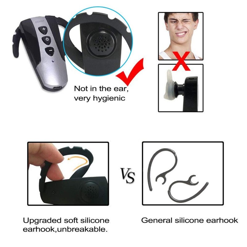 EXMAX EXD-6824 2.4GHz Wireless Tour Guide System Ear-hook Receiver for