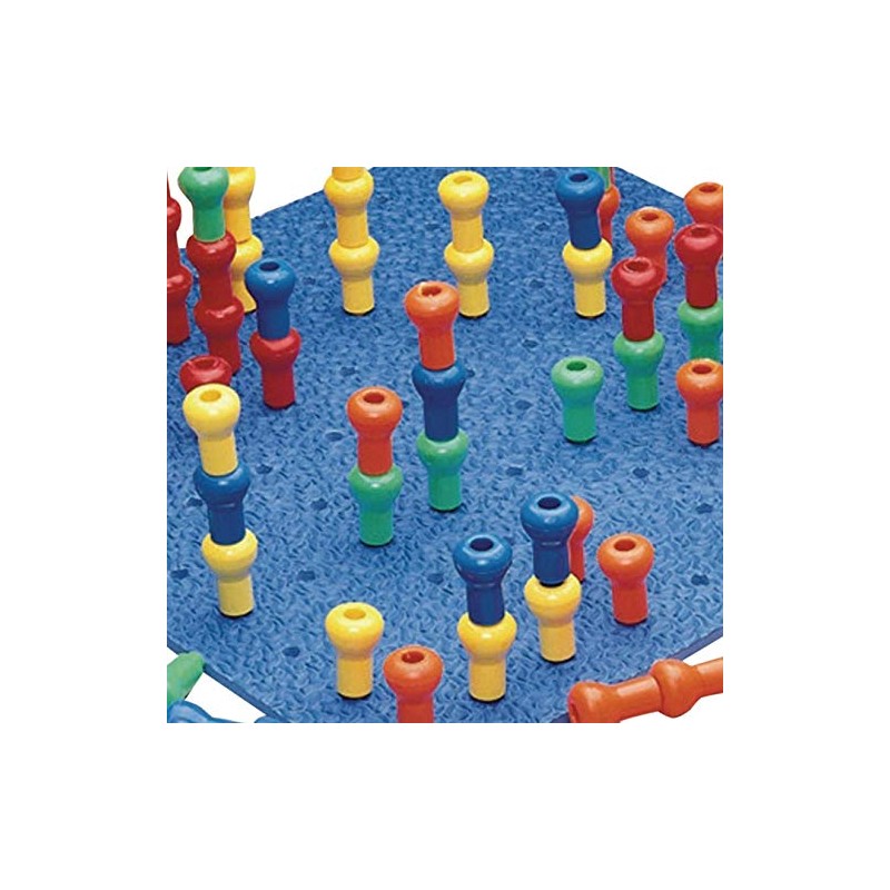 S&S Worldwide Jumbo Hold-Tight Pegs, Plastic, Set of 100