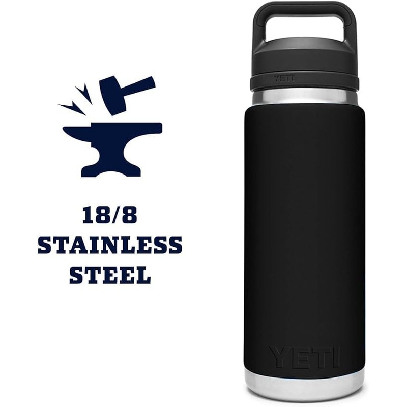 YETI Rambler Bottle Chug, Vaccum Insulated Stainless Steel Bottle with