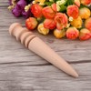 Akozon Wood Leather Burnisher, Edge Polisher Leather Wooden Edge Slicker