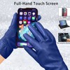 Harssidanzar Womens Leather Gloves Winter Warm Cashmere Lining Touchscreen Texting