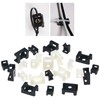 190 Pieces Black Cable Tie Bases,Cable Tie Mounts,Cable Tie Saddles