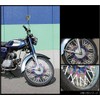 バイク 自転車用 スポークラップ ライトブルー 80本入り