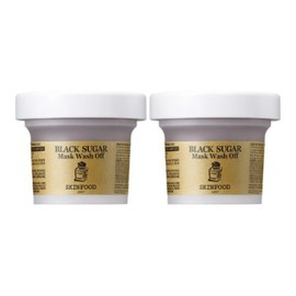 Skinfood Black Sugar Mask Wash Off 120gx2 K-Beauty Skincare / 스킨푸드 블랙슈가 마스크 워시 오프 120gx2 k뷰티 스킨케어