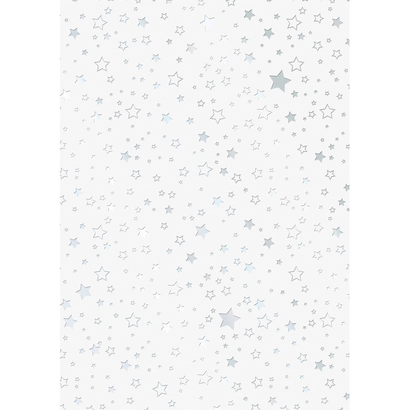 Cardboard Pad "Stars" Gold/Silver, DIN A4