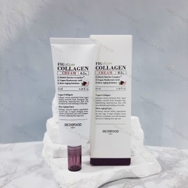 Skinfood Fig Vegan Collagen Cream 70ml Slow Aging Elasticity Lifting Glowing Cream / 스킨푸드 무화과 비건 콜라겐 크림 70ml 슬로우에이징 탄력 리프팅 광채크림
