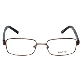 Vivid Eyewear Big and Tall 1 Designer Eyeglasses in Brown +0.75
