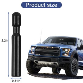 Moly Magnolia 2PCS Car Door Lock Knobs, OEM# FODZ-5421850-A Automotive Inner Pull Pin Cap Cover Replacement, Vehicle Interior Accessories, Compatible with Ford F150 Explorer Taurus