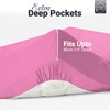 Rohi® Percale Polycotton Single Bed Sheets - 16"/40 Cm Extra
