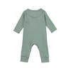 Sterntaler Unisex Playsuit Ribbed Jersey Baby Romper, Stone Green