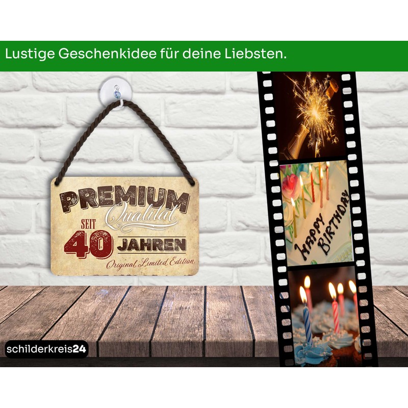 schilderkreis24 - Tin Sign "Premium Quality - Original Limited Edition