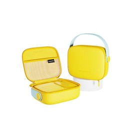Fang Ngu Fan Makeup Bag, Makeup Bag, Travel Pouch, EVA Material, Washable, Soft, Cosmetics, Sewing, Stationery, Large Capacity, Pockets and Dividers, YELLOW