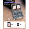 PROfezzion SD Card Holder Case Water-Resistant: Portable 12 Slots Memory
