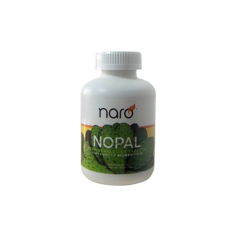 Suplemento Nopal Deshidratado Naro 350 Tabletas 157g