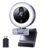 UGREEN Webcam 2K 30FPS con Luz LED 4 Niveles Fijo