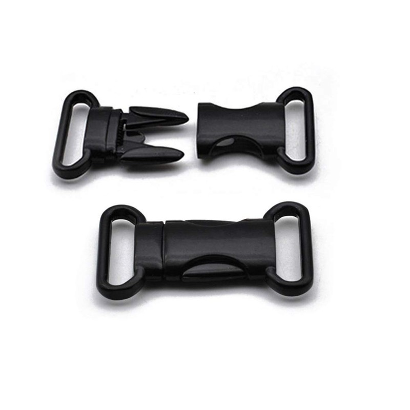 HEALLILY 2pcs Metal Side Release Buckles Adjustable Quick Release Clips