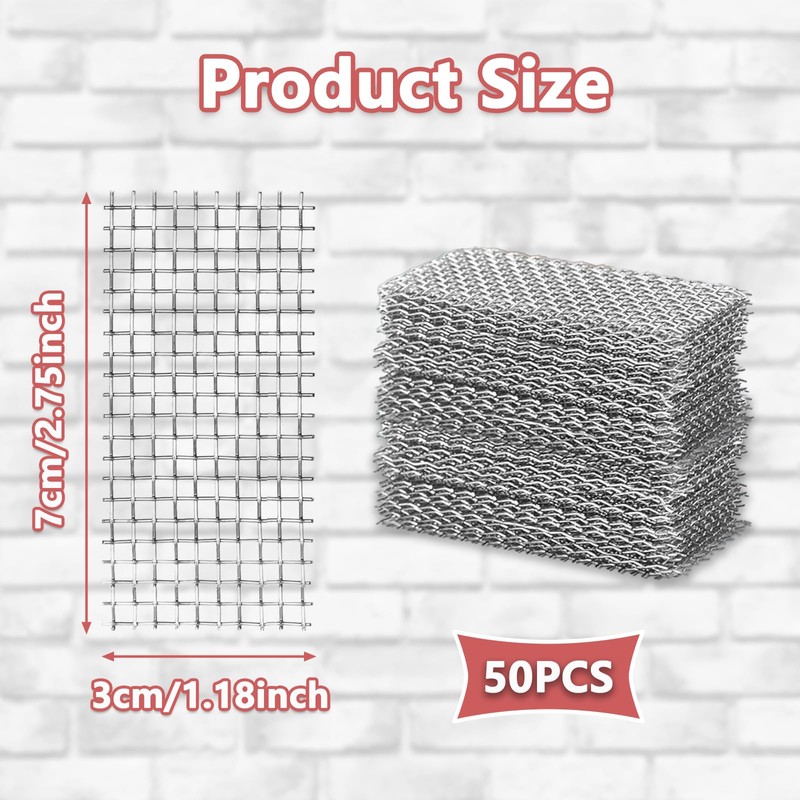 Weep Hole Covers for Brick Walls, Stainless Steel Brick Hole