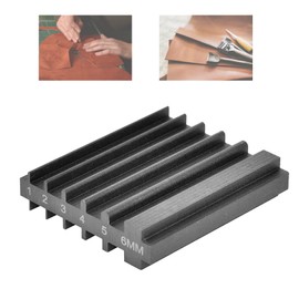 Sharpener Guide For Leather Sharpener Leather Edger Bevelers Tool, Leather Beveler Sharpen Sharpener Guide Bevellers Trimmer Groovers Punche Helper Tool 6MM for Leather Cutter Head Sharpening