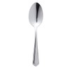 Olympia Dubarry Cutlery Dessert Spoons Set (Pack of 12), Silver,