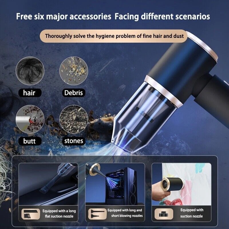Mini 9 in 1 Vacuum Cleaner & Air Blower Cordless