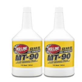 Red Line  MT-90 75W90 GL-4 Synthetic Gear Oil 50304 ( 2 Quarts)