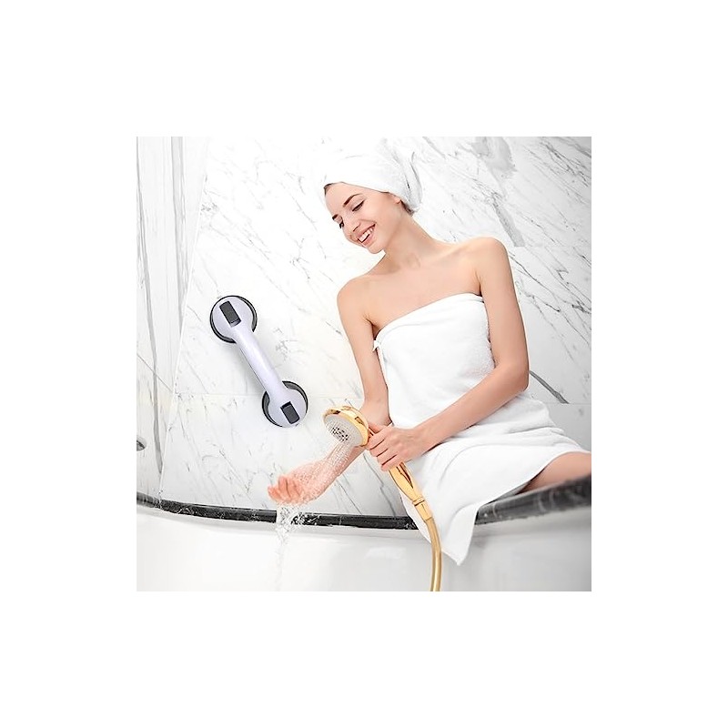 12 inch Suction Bathroom Grab Rails, Happybase 2pcs Hand Rail