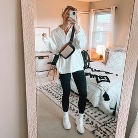 CLUCI Belt Bag for Women, Mini Everywhere Crossbody Waist Bag Adjustable Strap, Vegan Leather Women's Fanny Pack