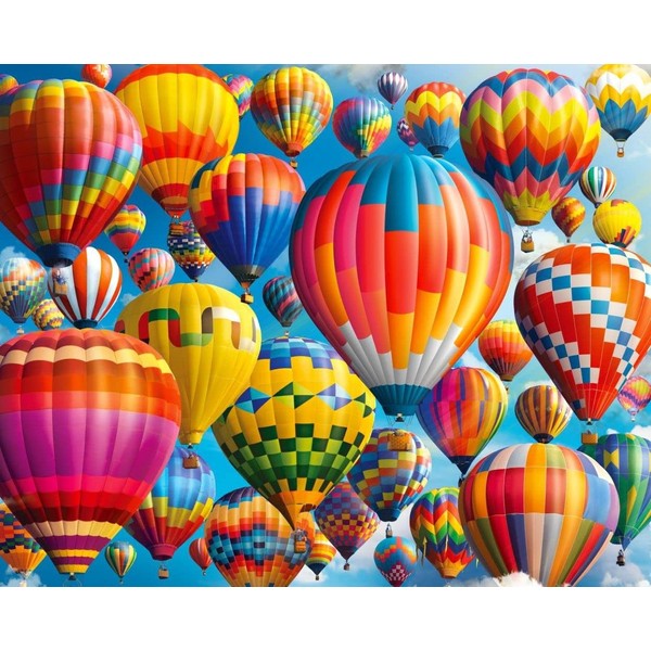 Springbok's 1000 Piece Jigsaw Puzzle Balloon Fest - Made in USA