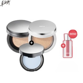 BBIA Eau Matte/Glow Cushion & Eau Powder Pact with Mini Tint Set 3items [Summer Makeup Special Set], Cushion#$%Powder Pact#$%Mini Tint:17 Fair(Glow)-03 Blossom Pink-Random color
